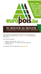 Mobile Screenshot of eurobois.be